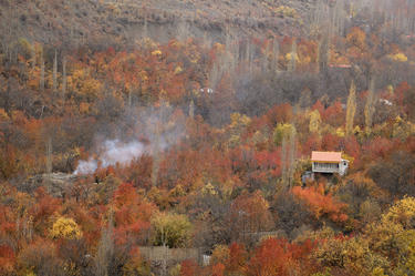 منظره زیبا از روستای دهبار اطراف مشهد